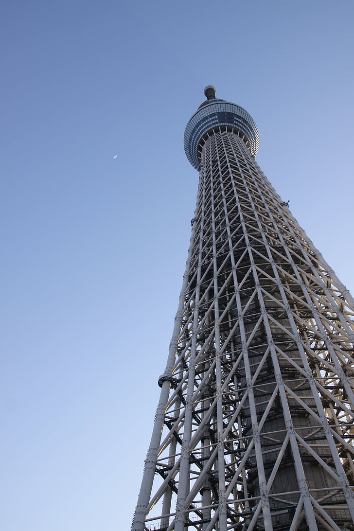tokyo, skytree, tower, japan, architecture, famous Place, communications Tower