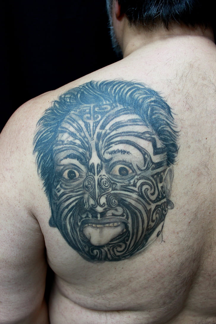 tetovaža, maorski, vrati se