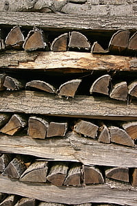 medienos, holzstapel, kamino, malkinė mediena, auga akcijų, sukrauti iki, saugojimo