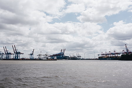 바디, 물, 건물, 주간, 스카이, 함부르크의 항구, 화물 운송