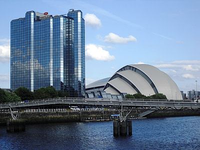 SECC, Glasgow, budynki, Architektura, Clyde
