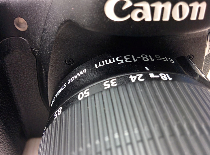 obiektyw, kamery, powiększenie, Długość foacl, Cyfrowy aparat fotograficzny, Canon, DSLR