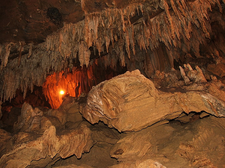 동굴 탐험, 마요르카, munverpro 활성 관광, 동굴, 종유석, 석 순, 자연