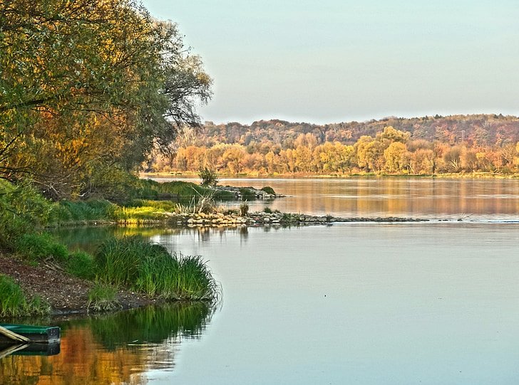 Висла, Быдгощ, Река, Польша, воды, Природа, пейзаж