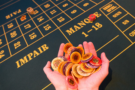 game bank, use, jeton, won, roulette, play, gambling