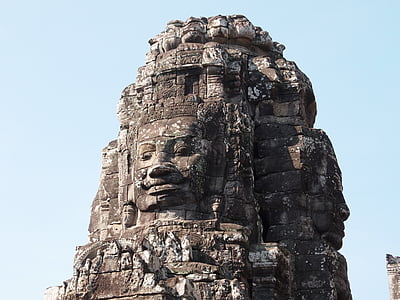 Angkor thom, Angkor wat, Kambodja, arkitektur, berömda place, historia, Asia