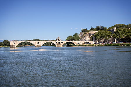 Мостът на Авиньон, Vaucluse, Франция, Авиньон