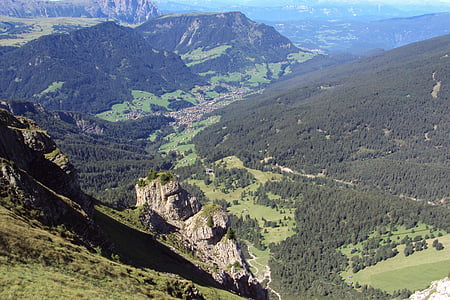 Val gardena, Zuid-Tirol, Alpen, Dolomieten