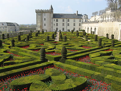 slottet, Villandry, Frankrike, arkitektur, landbruk, historie, utendørs