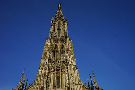 Münster, Ulm katedrala, Crkva, dom, Katedrala, arhitektura, zgrada
