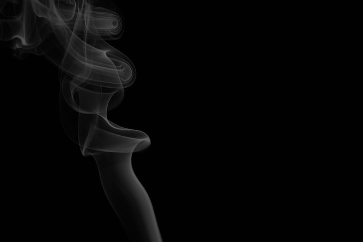 asap, fotografi, asap fotografi, asap - struktur fisik, latar belakang, abstrak, warna hitam