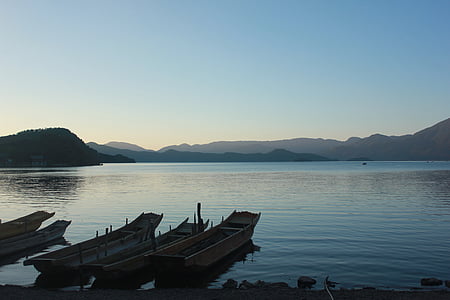 Lijiang, jezera lugu, kulise, krajine, jezero
