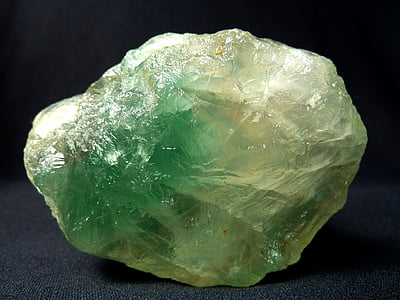 fluorite, fluorite, vetro lucido, verde, bianco, giallo, incolore