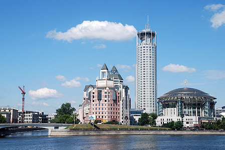 Moskova, Venäjä, venäjä, arkkitehtuuri, Skyline, City, Kaupunkikuva