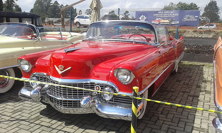 xe hơi, màu đỏ, Estudio, ô tô cổ điển, kiểu cũ, theo phong cách retro, cổ điển