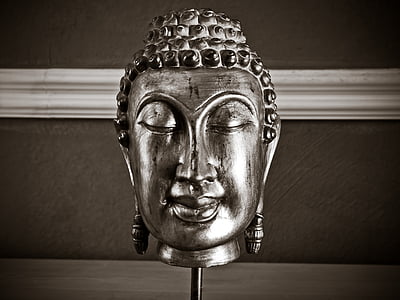 Buddha, patung, patung, Asia, Buddhisme, fernöstlich, emas