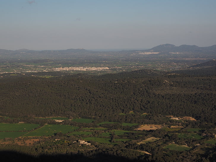 Mallorca, paysage, prospective, bonne vue, vue, Puig de randa