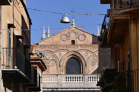 Sicile, Italie, vacances, Monastère de, architecture, célèbre place
