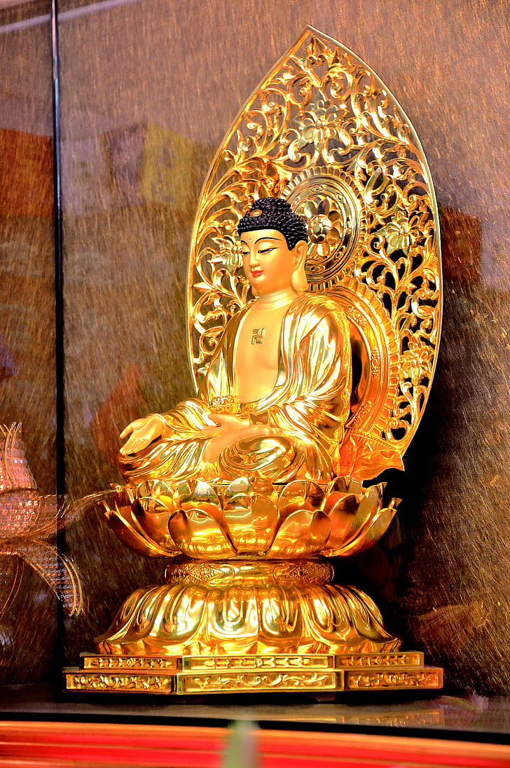 buddha, o masse rotoren fo, gull kroppen