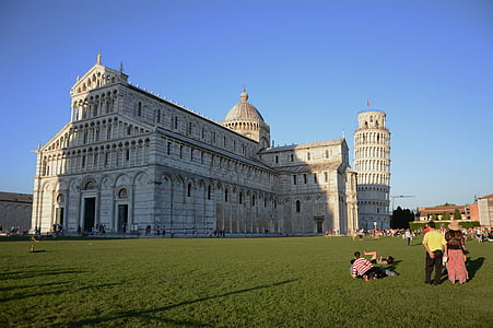 Olaszország, templom, emlékmű, Torre, a Campanile, építési, dóm