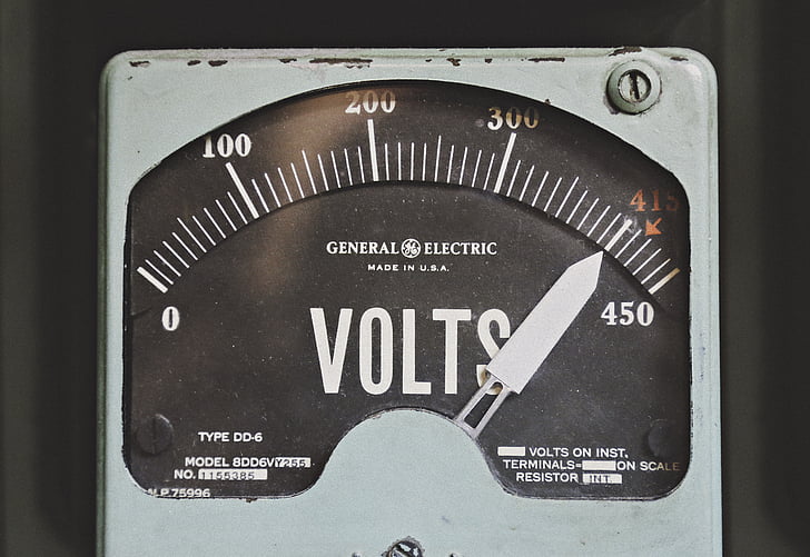 Grejs, voltmeter, Volt, elektrības skaitītājs, Nr cilvēki, tuvplāns, diena
