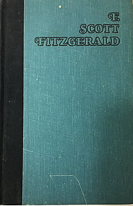f, Scott fitzgerald, Vintage boek, klassieke literatuur, Blauwboek, groene boekje