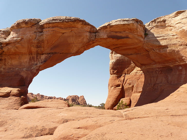 buer, Arches national park, national park, Utah, sten arch, erosion, natur