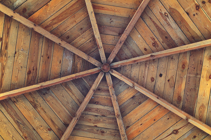 lesa, lesene, strop, strehe, stari, Vintage, plošče