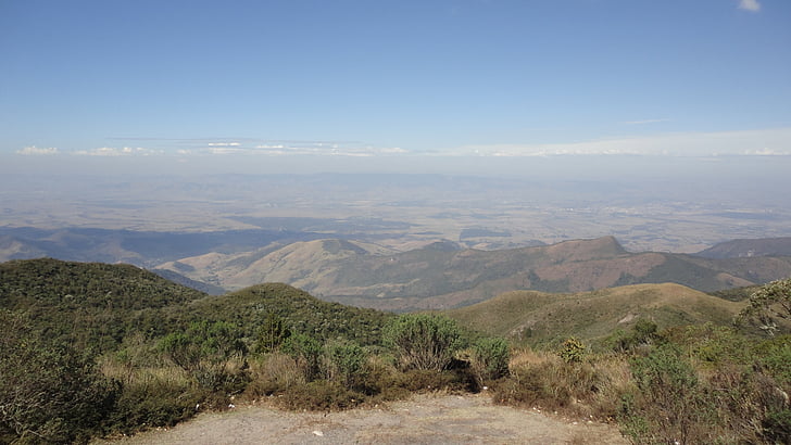 Campos jordão, Serra, Mato, Vista, niebo, horyzont, Brazylia