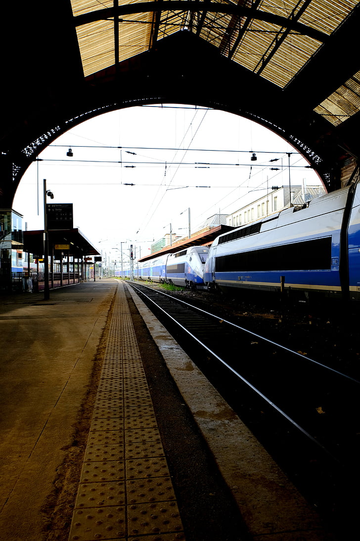 TGV 2, kolejowe, zespół, Francuski, Wysoka prędkość, ruch zdalnego, elektrycznego zespołu trakcyjnego