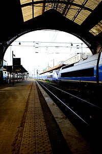TGV 2, chemin de fer, équipe, Français, haute vitesse, trafic distant, électrique à logements multiples