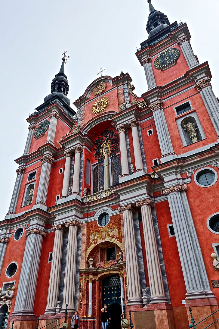 church, spires, entrance, facade, ornate, cathedral, architecture