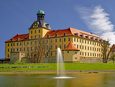 Moritz castle, Zeitz, Saksen-anhalt, Duitsland, Kasteel, Schlossgarten, Attracties in moritzburg