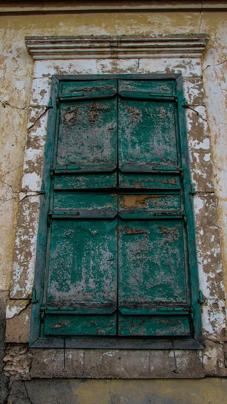 ventana, madera, antiguo, de años, resistido, ventana antigua, arquitectura