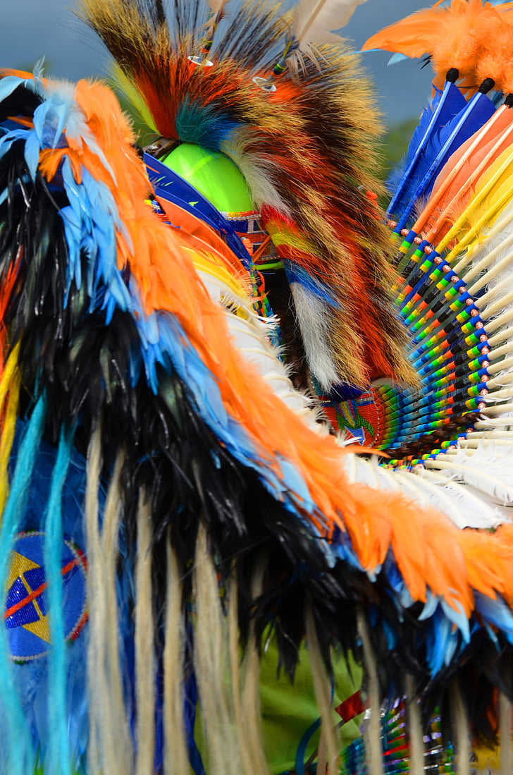 Regalia, indígena, indio, colorido, danza, tradicional, cultura