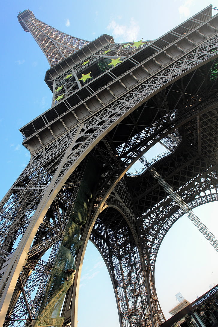 Frankrijk, Le tour eiffel, Parijs, bezoekplaatsen, attractie, Landmark, stalen structuur