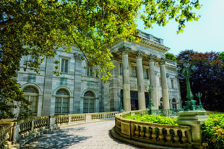 marmor huset, Newport, Rhode island, landemerke, historiske, historiske, herregård