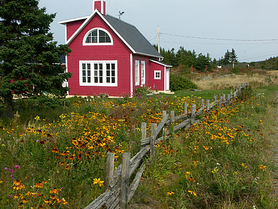 huis, rood, Home, gebouw, het platform, buitenkant, ontwerp