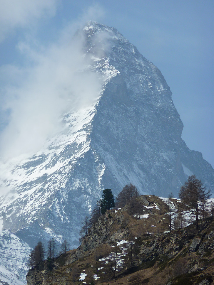 Matterhorn, Zermatt, Massif, Schweiz