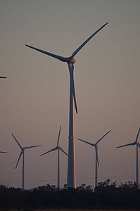windpark, milieu, Wind, turbine, energie, Weathervane