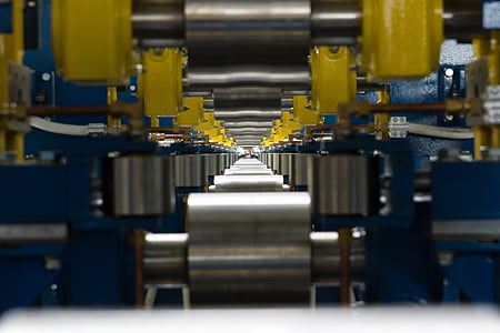 factory, line roller, rail