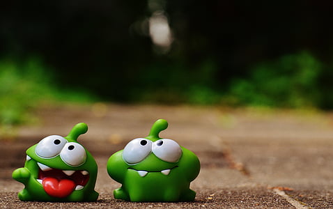 cut the rope, figure, funny, cute, mobile game, app, green Color
