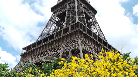 tower, eiffel, paris, france, tourism, french, landmark