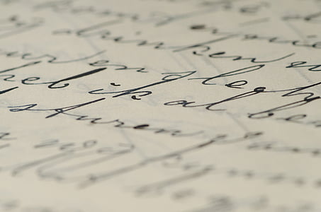 white, black, cursive, text, print, paper, Letter