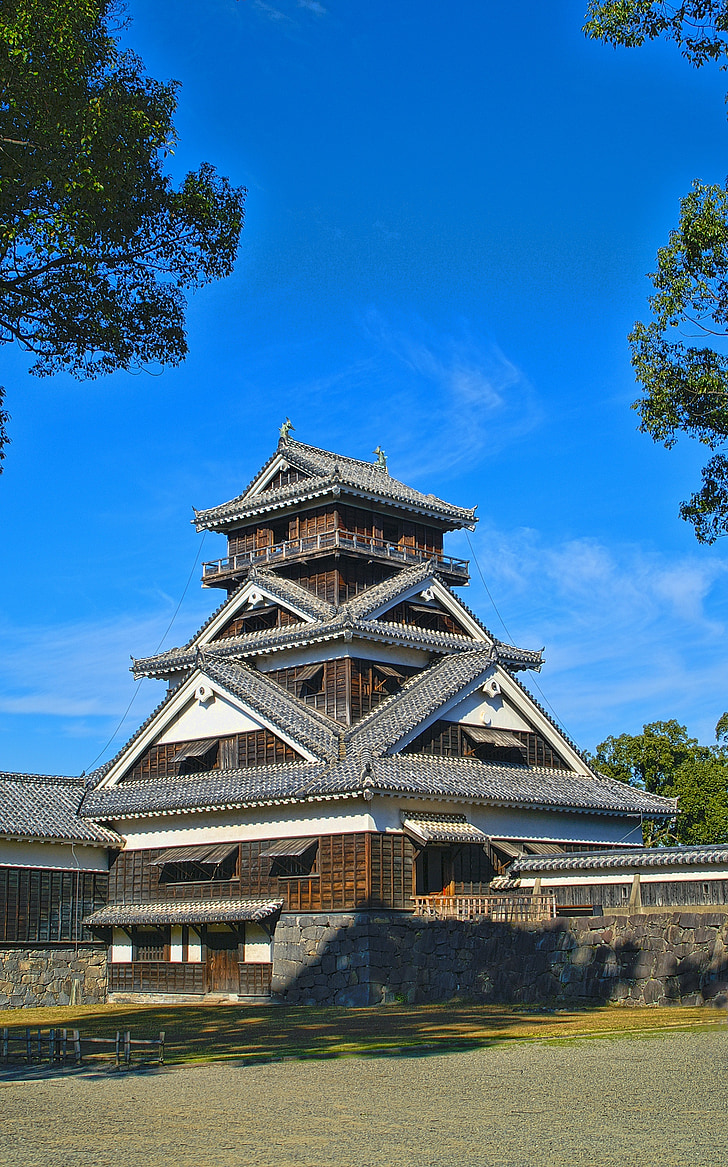 Nhật bản, Kumamoto, lâu đài, Uto tower