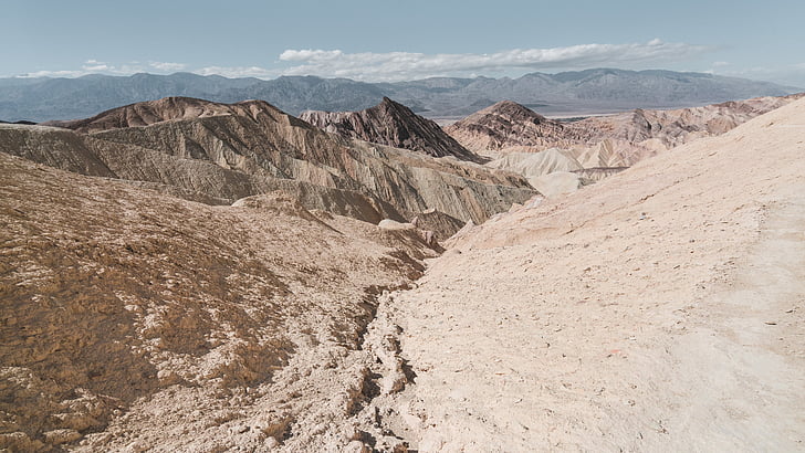 Valle, grieta, naturaleza, zonas áridas, desierto, montañas, Scenics