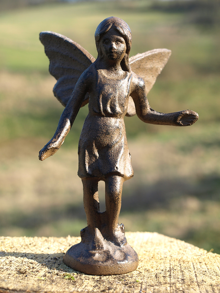 Elf, Figure, bronze, statue de