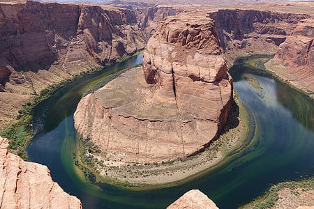 Colorado, potkova zavoja, Arizona, priroda, Rijeka, rijeke Colorado, kanjon