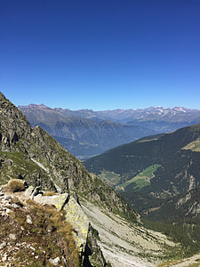 Panorama, Meran, hory, Jižní Tyrolsko