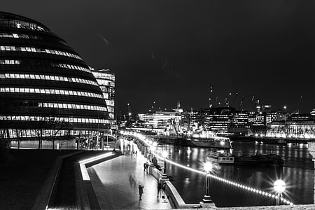 Balai kota, London, Sungai thames, Thames, London city, Landmark, Britania Raya